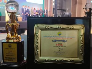 IOPEPC Excellence in Exports trophy and certificate awarding 3F Industries Limited first place for shea oil exports in 2025-26